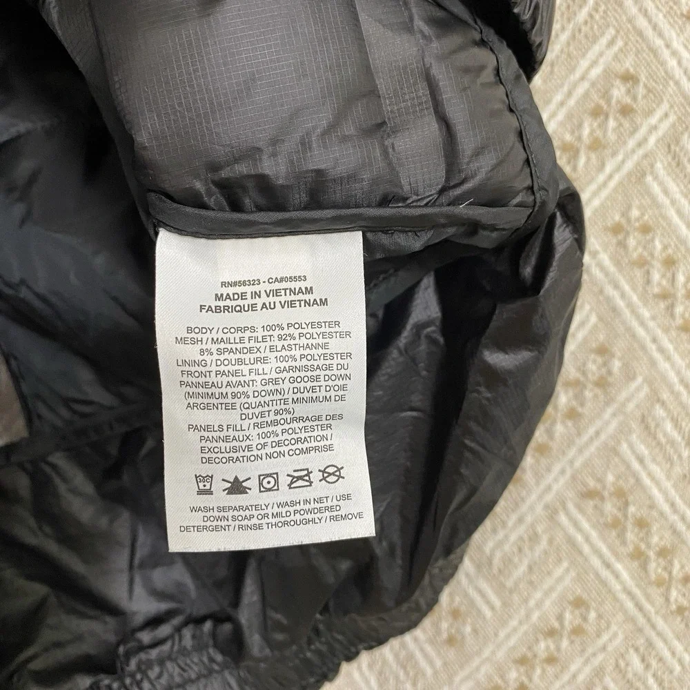 Nike Womens M AeroLoft 800 Goose Down Vest Running Packable Lightweight Reflect